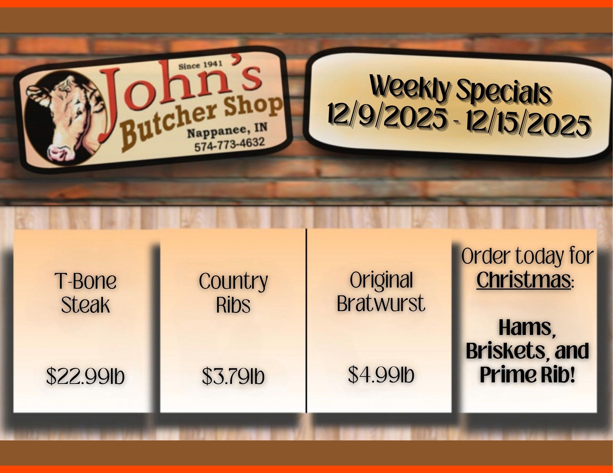 JBS Weekly Special Ad 9-30-25